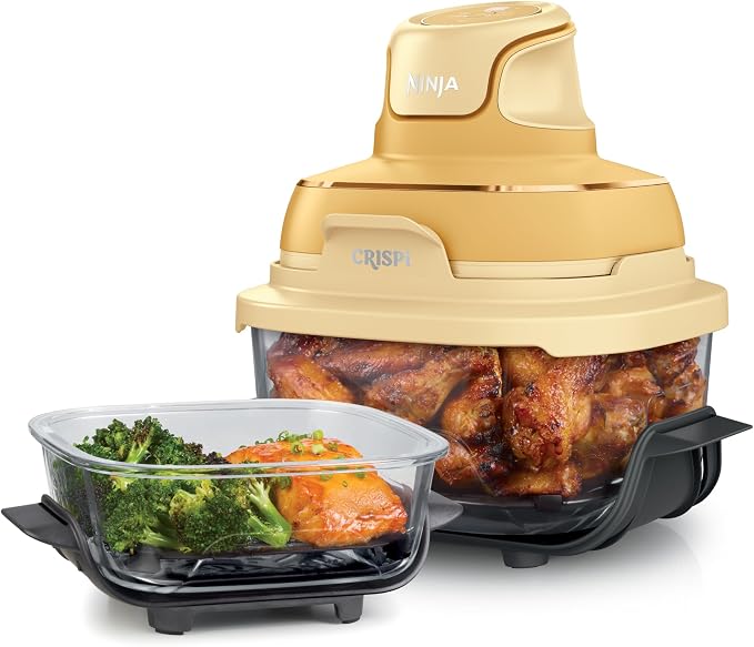 Ninja Crispi Glass Air Fryer, 4-in-1, Ginger Snap, FN101GD by Unknown