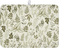 Vintage Botanical Floral Dish Drying Mat by Unknown