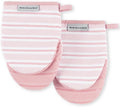 KitchenAid Albany Mini Oven Mitt 2-Pack Set, Dried Rose by KitchenAid