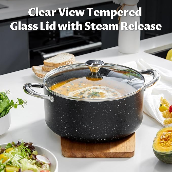 BEZIA Large 10 Quart Nonstick Stock Pot - Image 5