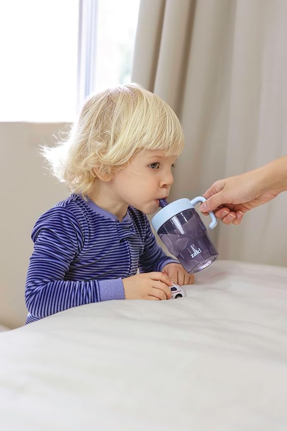 Zak Designs Bluey Capri Toddler Tumbler For Travel or At Home, 10oz 2-Pack Durable Plastic Sippy Cups With Handle and Leak-Proof Design are Perfect For Kids (Bluey and Bingo) - Image 10