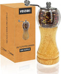Salt and Pepper Grinder Set Hand Crank Salt and Pepper Mill Classical Wooden by VEIZIBEELtd