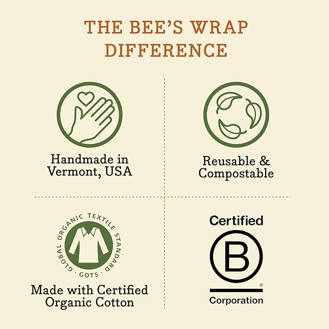 Bee's Wrap Vegan Beeswax Wraps for Food - Image 9