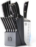 KnifeSaga Premium Knife Set 15 Pcs Quality Kitchen Knife Set by PushBoundariesforSharpness