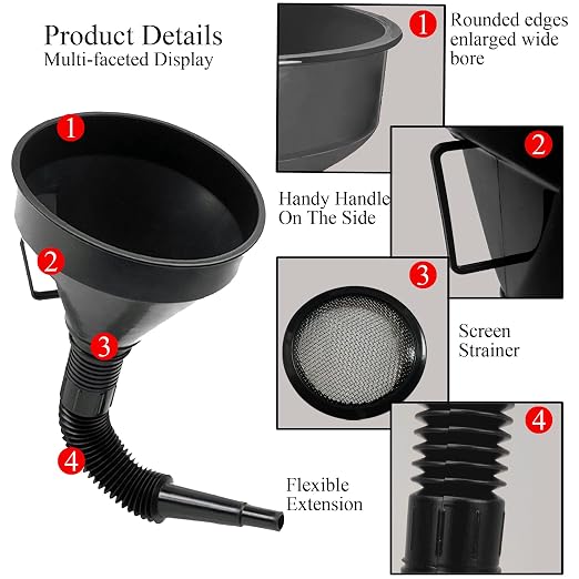 Flex Funnel - Wide Mouth Flexible Funnel - Image 4