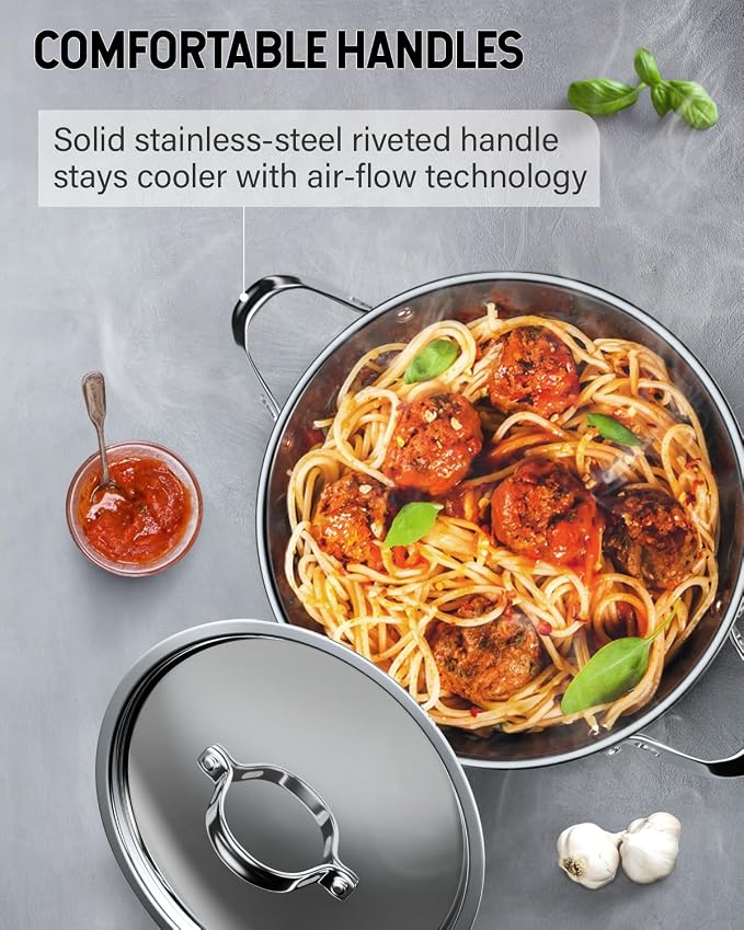 Cooks Standard 18/10 Stainless Steel Stockpot 16-Quart, Classic Deep Cooking - Image 6