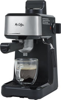Mr. Coffee 4-Shot Steam Espresso Cappuccino and Latte Maker with Stainless Steel Frothing Pitcher by Unknown