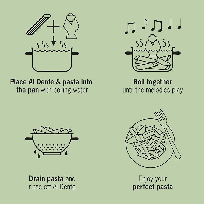 Al Dente Red - The Singing Floating Pasta Timer: Will Sing Different Tunes When - Image 7