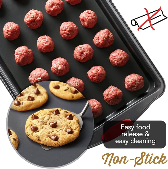 Baking Pan Set, 39 Piece Premium Baking Set, Nonstick Bakeware Sets BPA Free - Image 5