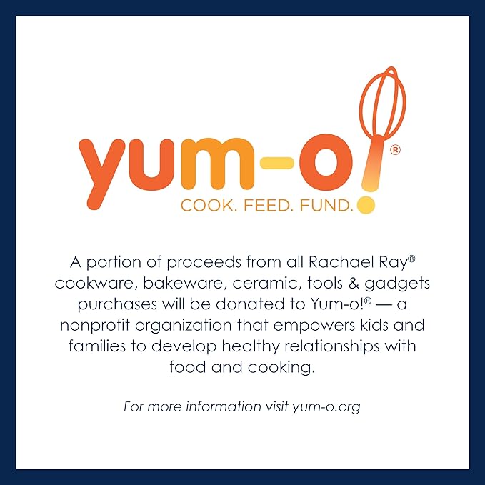 Rachael Ray Cucina Ceramic Nonstick Frying Pan/Skillet, 8.5 Inch Non Stick Open - Image 9
