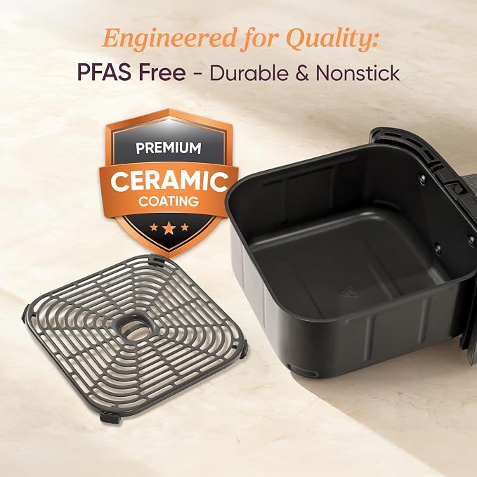 Cosori TurboBlaze Air Fryer, 9-in-1, 6 Qt, PFAS-Free Ceramic Coating - Image 6