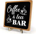 Coffee Bar Decor Sign, Rustic Wooden Plaque Coffee Sign by DMADNF