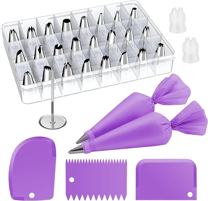 Kootek 32-Piece Piping Bags and Tips Set by Kootek