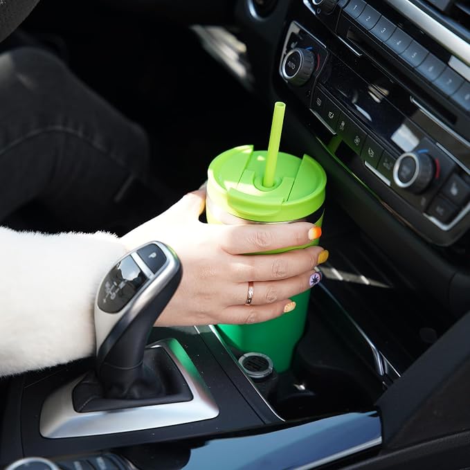 BJPKPK 26oz Tumbler With lid And Straw Stainless Steel Travel Coffee Mug Insulated Tumblers Cups,Bamboo Grove - Image 6