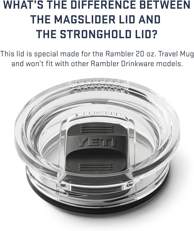 YETI Rambler 20 oz Travel Mug, Stainless Steel, Vacuum Insulated with Stronghold Lid - Image 6