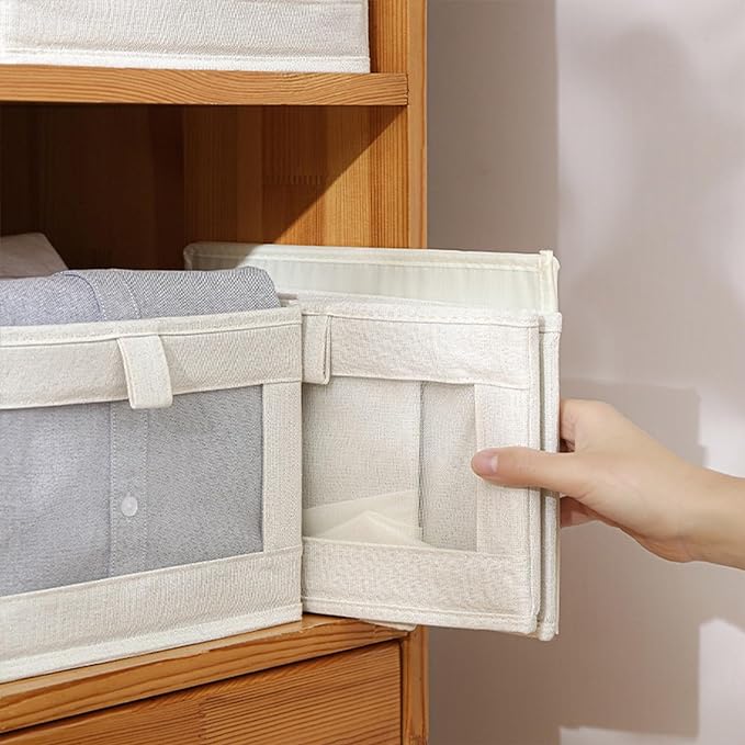Linen Closet Organizers And Storage, 8 Pack Closet Storage Bins Linen Closet - Image 5
