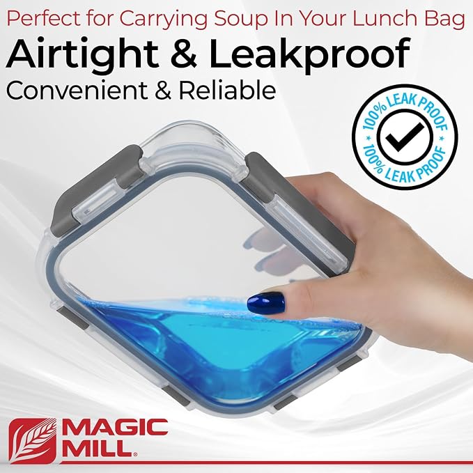 Magic Mill Premium Borosilicate Glass Food Storage Containers - Image 5