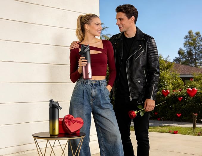 POWCAN 26 oz Insulated Water Bottle with 2-in-1 Straw and Spout Lid, Keep Cold 24H, Leak-Proof, Fits in Car Cup Holder, Stainless Steel Water Bottle for Sports, Travel, Gym, Gift, and School (Queen) - Image 2