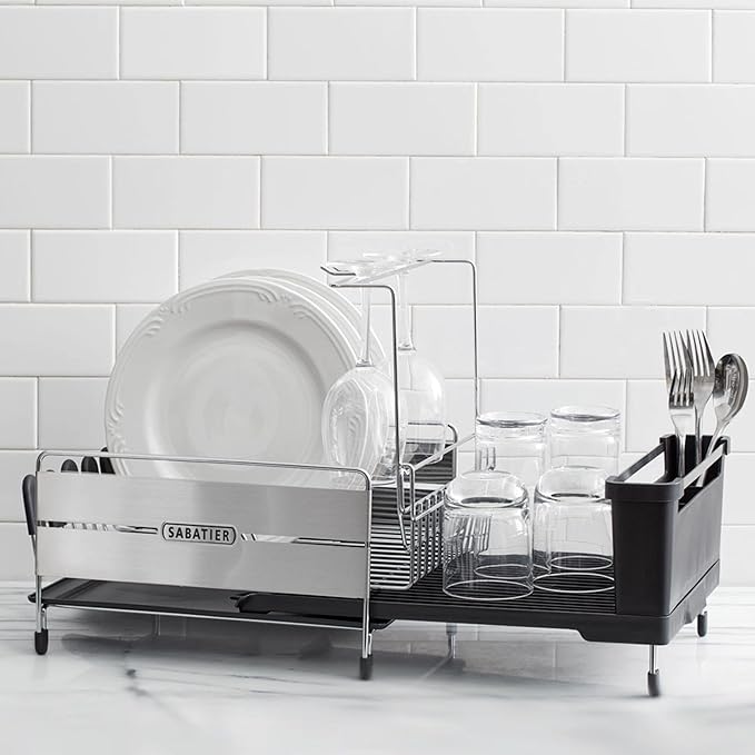 Sabatier Expandable Stainless Steel Dish Rack - Image 6