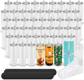 D·S 50 Pack Sublimation Tumblers 20 oz Bulk Skinny Straight Flat Bottom Blank Tumbler Cups with Individual Gift Boxed for Heat Transfer DIY Craft by D%C2%B7STUMBLER