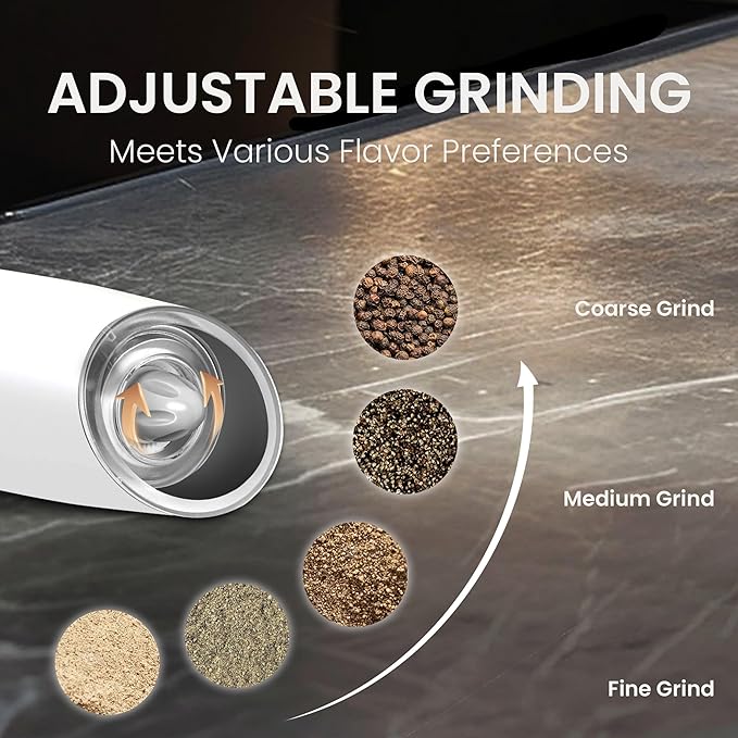 Rechargeable Salt And Pepper Grinder Set - Image 3