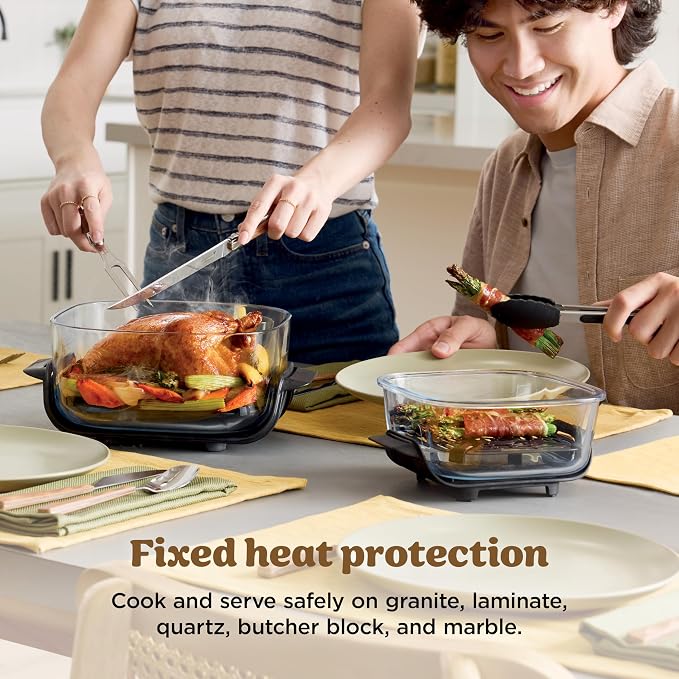Ninja Crispi Glass Air Fryer, 4-in-1, Ginger Snap, FN101GD - Image 10