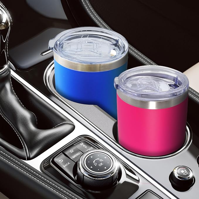 AIANJI 20oz Tumbler Bulk Stainless Steel Tumblers with Lid Vacuum Insulated Double Wall Travel Coffee Mug Powder Coated Tumbler Cup for Hot and Cold Drinks(Hot Pink, 1 pack) - Image 7