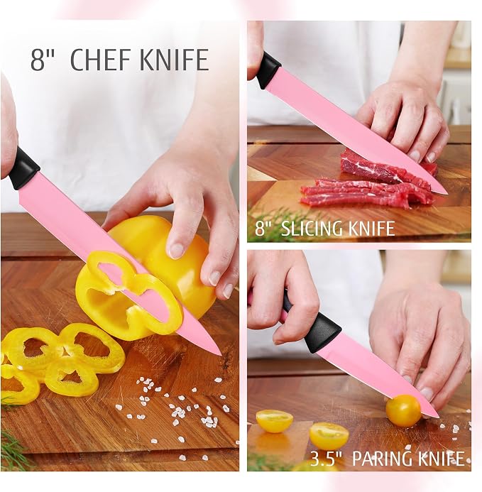hecef 13 Pieces Kitchen Knife Set - Image 7