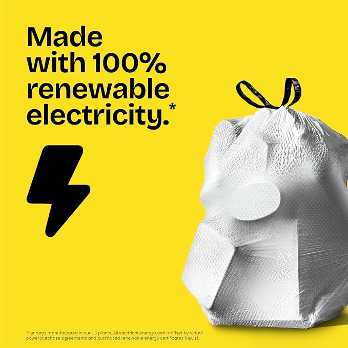Glad ForceFlex MaxStrength XL Kitchen Trash Bags, 20 Gal, Fresh Clean, 80 Ct - Image 7