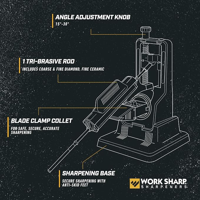 Work Sharp Precision Adjust Knife Sharpener Kit, Sharpens All Pocket and - Image 3