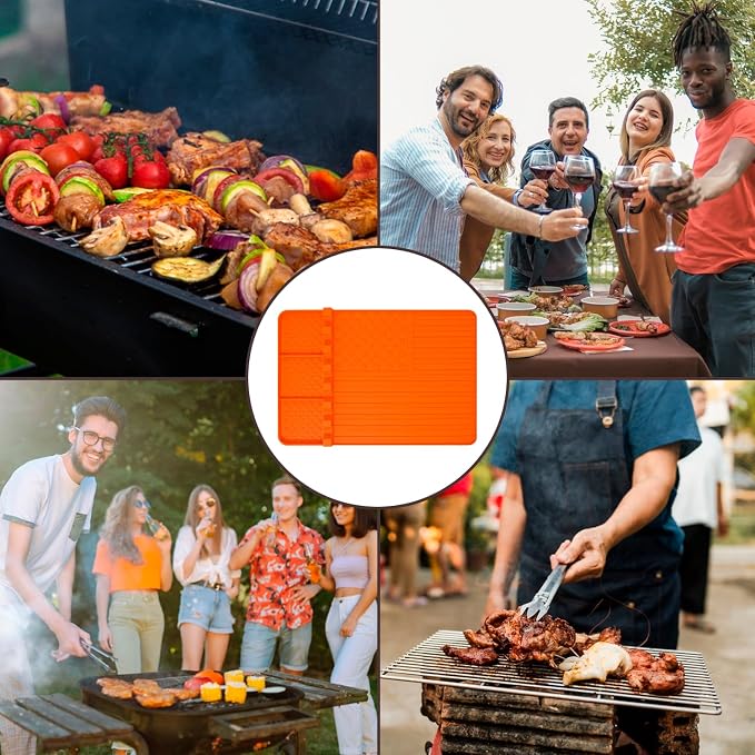 2 PCS Silicone Grill Mat Compatible - Image 6