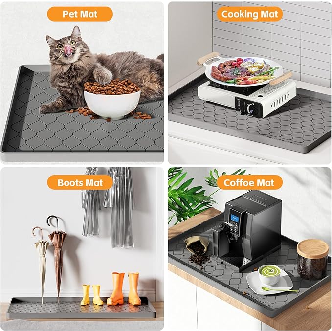 Winisok Silicone Under Sink Mat 28" x 19", kitchen Essentials and Gadgets - Image 6