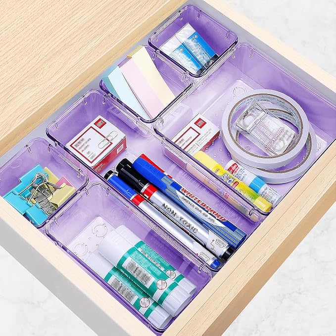 StorMiracle 25 PCS Drawer Organizer Set, 4 Varied Size Bathroom and kitchen - Image 5