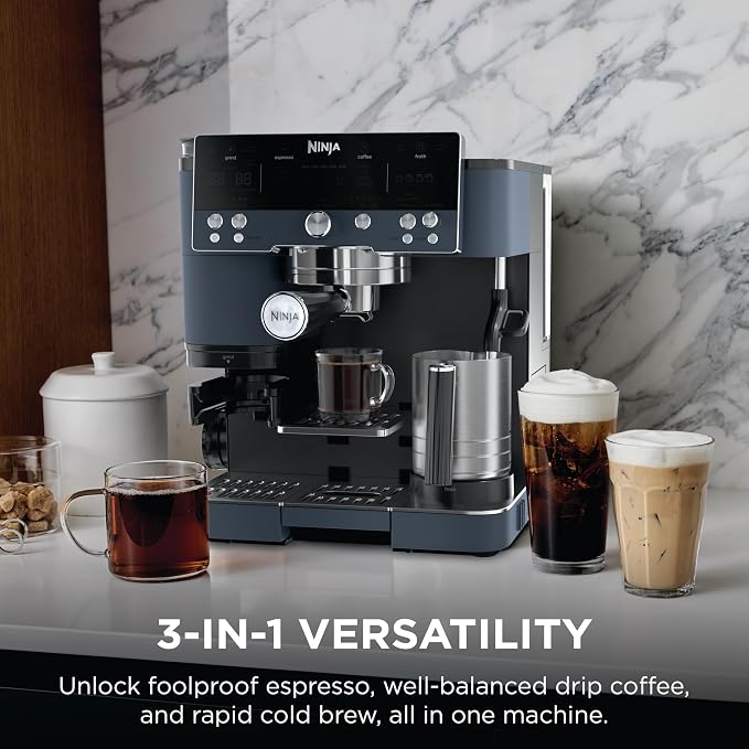 Ninja Luxe Café Premier Espresso & Rapid Cold Brew, Cyberspace, ES601CY - Image 3