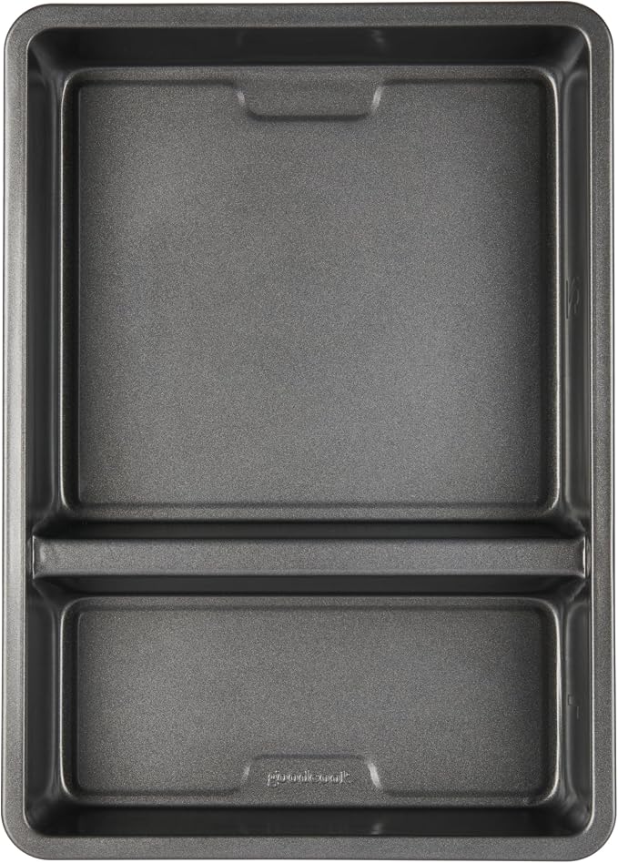 GoodCook Divided Baking Sheet Premium Carbon Steel Nonstick Pan, 9 x 13-Inch by GoodCook