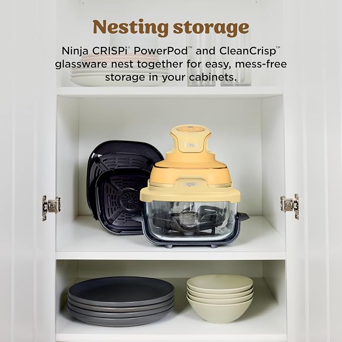 Ninja Crispi Glass Air Fryer, 4-in-1, Ginger Snap, FN101GD - Image 16