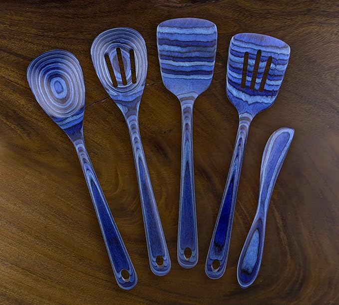 Totally Bamboo Baltique Malta Collection 12-1/2" Wooden Spatula, Safe - Image 7