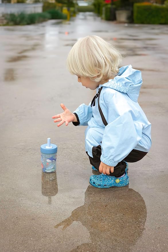 Zak Designs Bluey Capri Toddler Tumblers For Travel or At Home, 9oz 2-Pack Double Wall Plastic Sippy Cups With Leak-Proof Design is Perfect For Kids (Bluey, Bingo) - Image 10