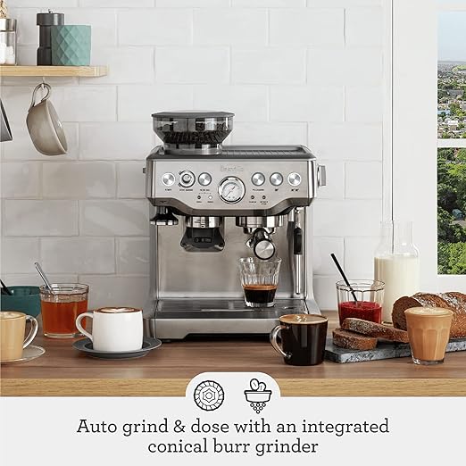Breville BES870BSXL Barista Express Espresso Machine, Black Sesame - Image 2