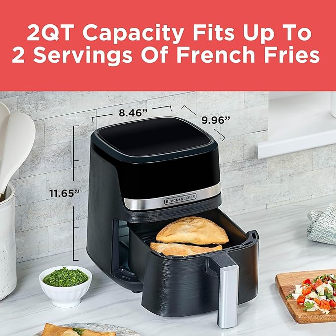 BLACK+DECKER Purifry 2QT Digital Air Fryer - Image 4