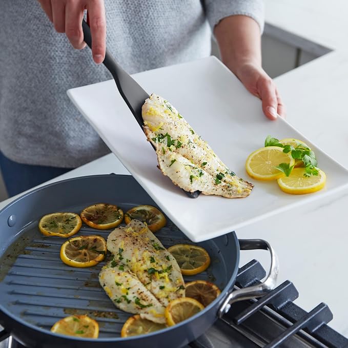 GreenPan Silicone 7 Piece Cooking Utensil Set, Flexible Nonstick Kitchen Tools - Image 4