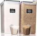 Shazo 2 PC Extra Large Bulk Food Storage Containers by Shazo