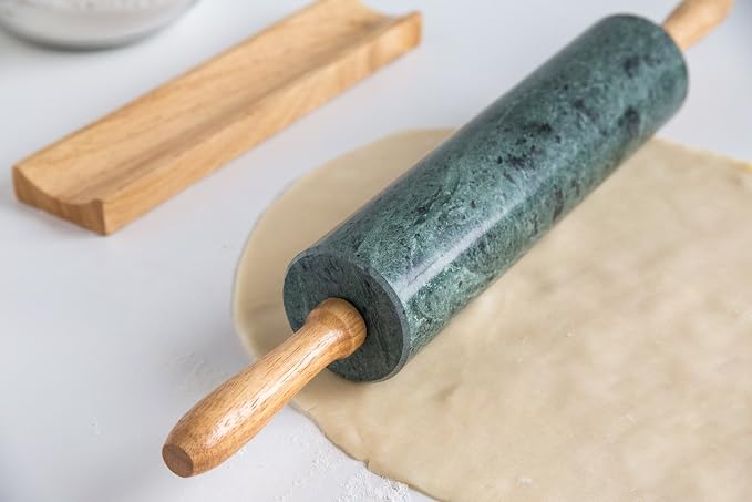 Fox Run Marble Rolling Pin and Base - Image 8