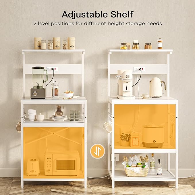 SUPERJARE Kitchen Bakers Rack - Image 4