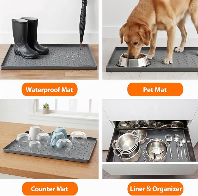 TigeJoy 22" x 22" Under Sink Mats - Image 7