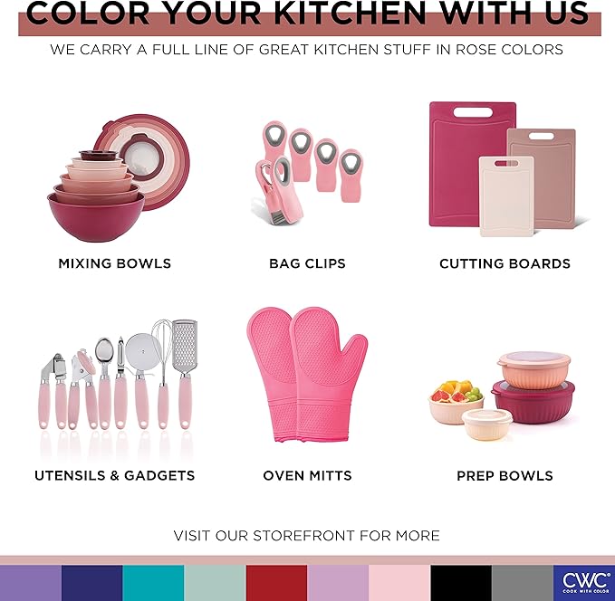 COOK WITH COLOR Stainless Steel Mixing Bowls Set - Image 8