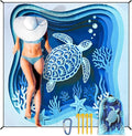 HIHOHO Beach Blanket Waterproof Sandproof Extra Large Beach Mat 79" X by HIHOHO