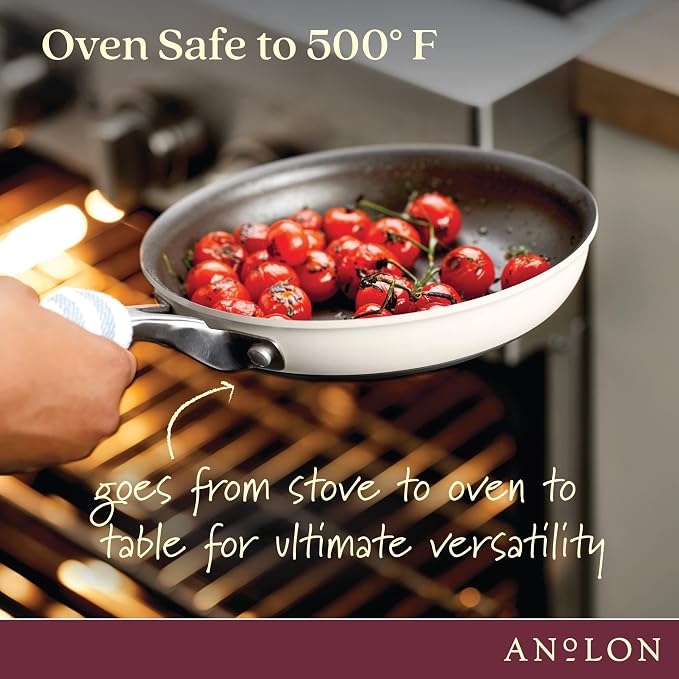 Anolon Achieve Hard Anodized Nonstick Frying Pan/Skillet, 8.25 Inch - Image 4