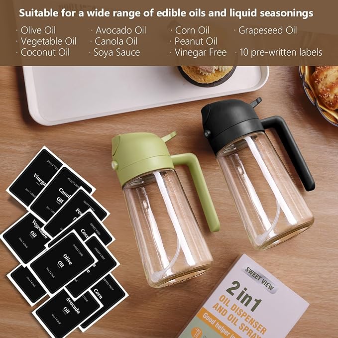 SWEET VIEW 2PCS Olive Oil Sprayer - Image 7