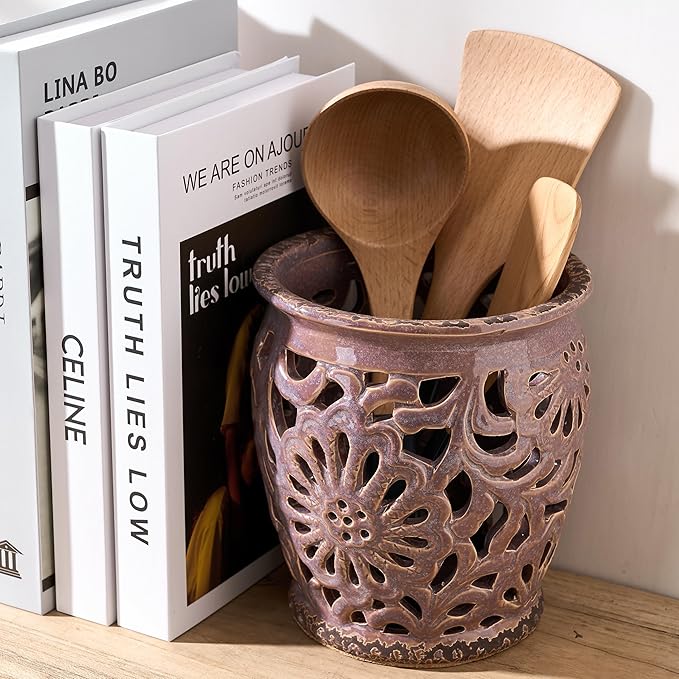 Farmhouse Kitchen Utensil Holder - Image 6